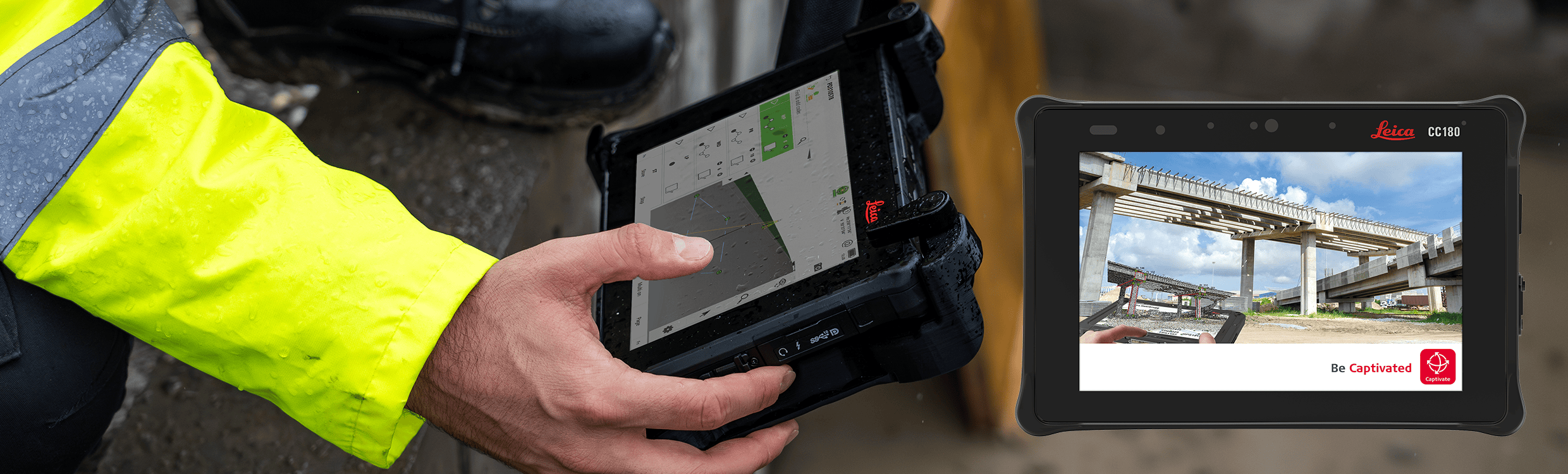 Calserv Ltd: Leica CC180 – Windows 10 Tablet with 8” Screen