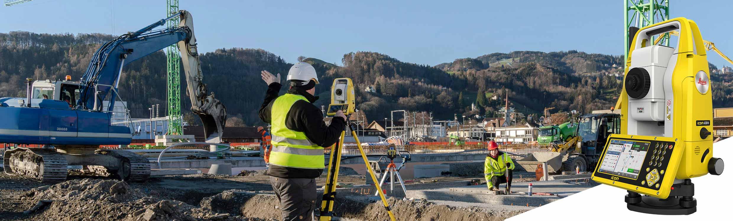 Calserv Ltd: Leica iCON iCB70 – Manual Total Station for Construction