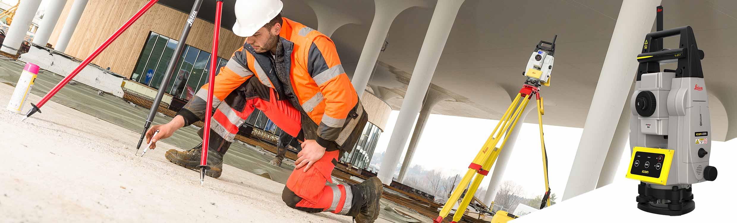 Calserv Ltd: Leica iCON iCR70 – Robotic Total Station for Construction