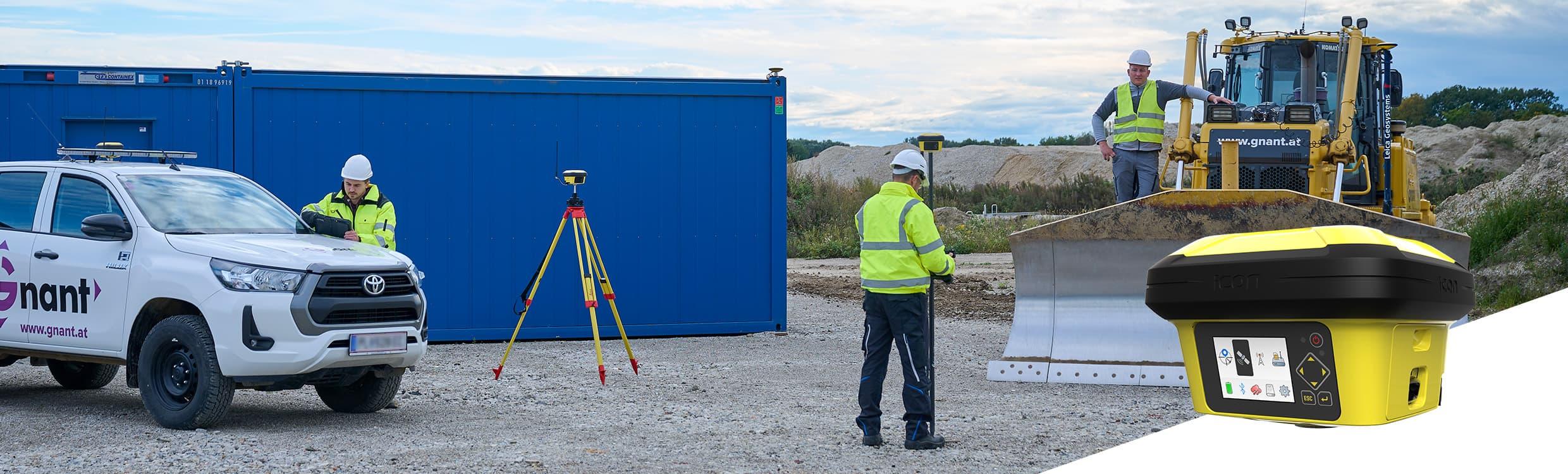 Calserv Ltd: Leica iCON GPS 160 – Smart Antenna for Construction
